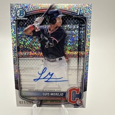 Luis Merejo 2025 Bowman Speckle Auto 1st Bowman AUTO #/299 ~ CPA-LM Guardians🔥