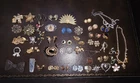 Huge 40+ Pc Antique Vintage Vtg Costume Jewelry Lot Kramer Napier Signed