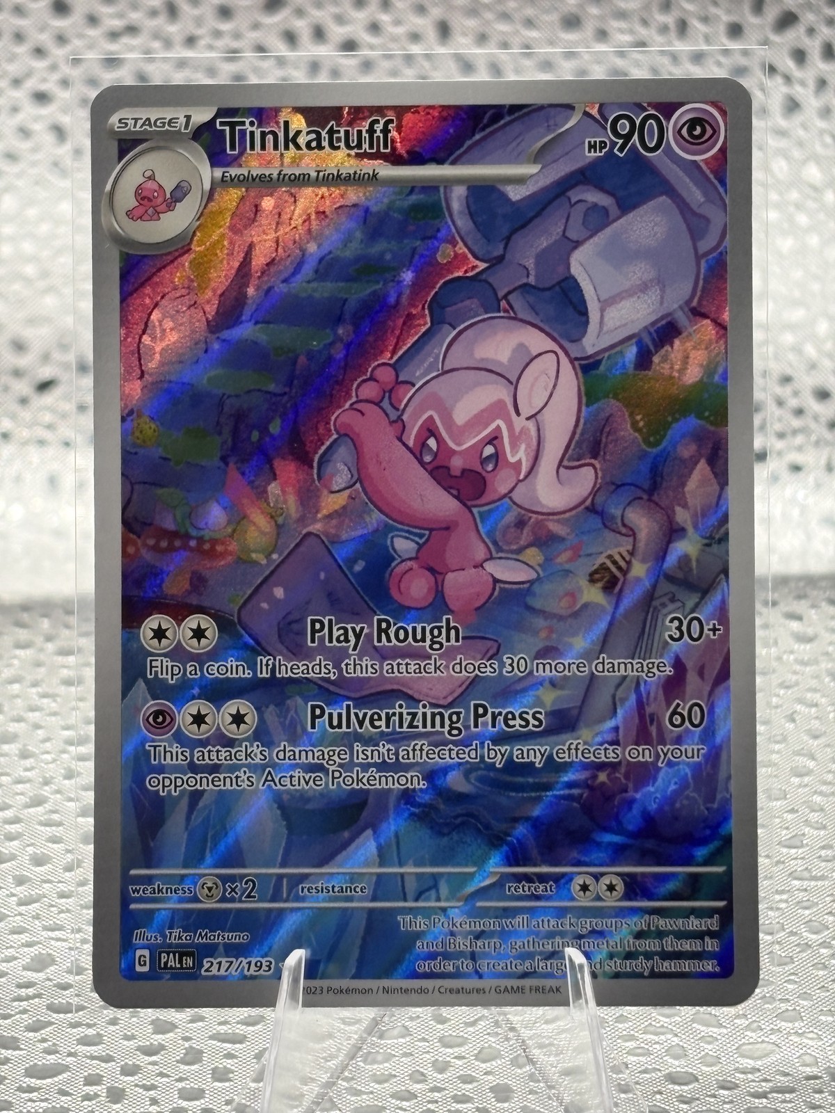 SV02: Paldea Evolved #217/193 Tinkatuff