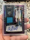 2017-18 Panini Select - Rookie Jersey Autographs Malik Monk prizm