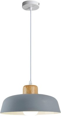 Gray Metal Modern Nordic Macaron Color 11.8in Pendant Light Fixture (1pc)