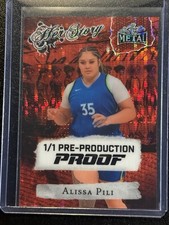 2024 Leaf Women Of Sport Lynx Utah Alissa Pili RC - SP Red Pulsar Proof #d 1/1