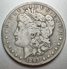 1893   MORGAN DOLLAR  NICE DETAIL  KEY DATE  #2117