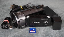 Canon VIXIA HF S100 Full HD 1080p AVCHD Flash Camcorder 10x W/ Extras Tested F/S