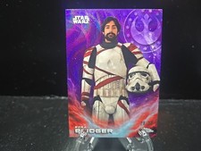 Ezra Bridger 2025 Topps Chrome Star Wars PURPLE Wave /75 Refractor Card 39