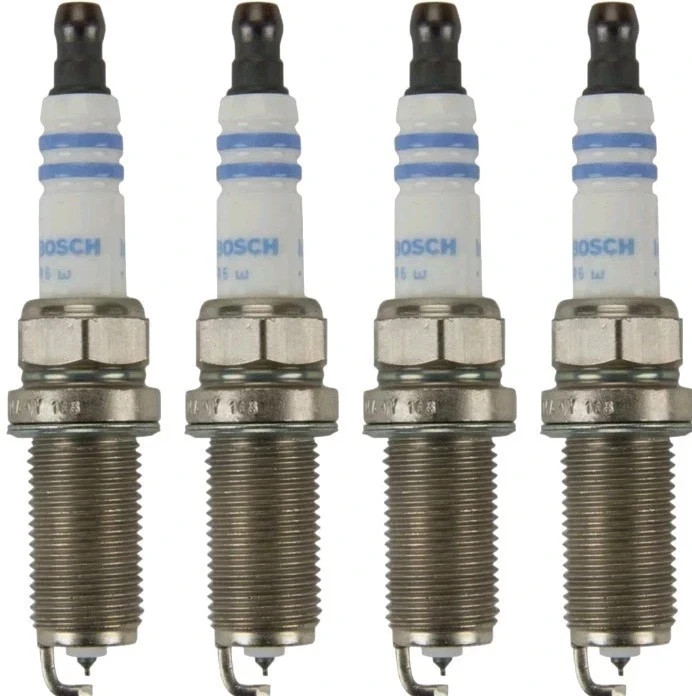 Bosch 9613 Set of 4 Double Iridium Spark Plugs 