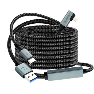 VR Link Kabel 5m USB 3.0 Nylon Geflochten für Oculus Quest Meta Pico PC SteamVR