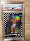 2024 Panini Prizm - Rookies Bo Nix #309 Black & White Checker Prizm (RC) psa 8