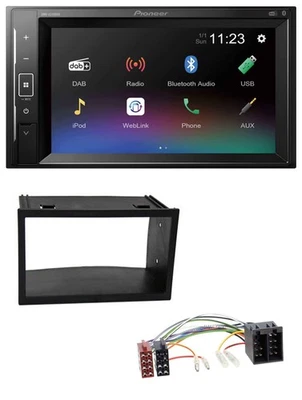 Pioneer DAB MP3 2DIN Bluetooth USB Autoradio für VW Golf 4 Polo T4 Fox Passat IS - Bild 1 von 4
