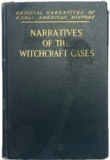 1914 NARRATIVES WITCHCRAFT CASES SALEM NEW ENGLAND BURR CLOTH OCCULT