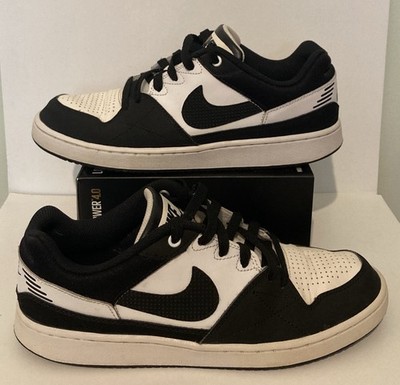 Nike Priority Low 641894-101 White Black Casual Shoes Sneakers Men's Size 9 Rare