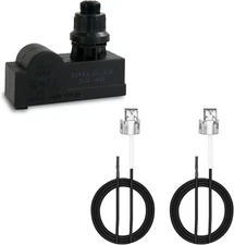 Uniflasy Push Button Grill Ignitor 2 Outlet Electronic Igniter Kit for black 