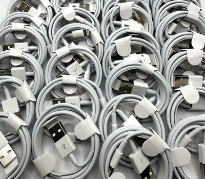 100X Lot For iPhone 14 13 12 11 8 7 6 XS XR USB Fast Charger Cable Charging Cord