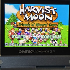 GBA Harvest Moon Friends of Mineral Town Game Boy Advance Nintendo Authentic