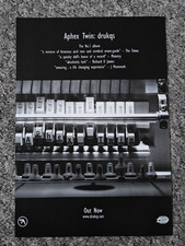 Aphex Twin 'Drukqs' - Full-Page Magazine Advert Picture 2001 - Warp - Very Rare!