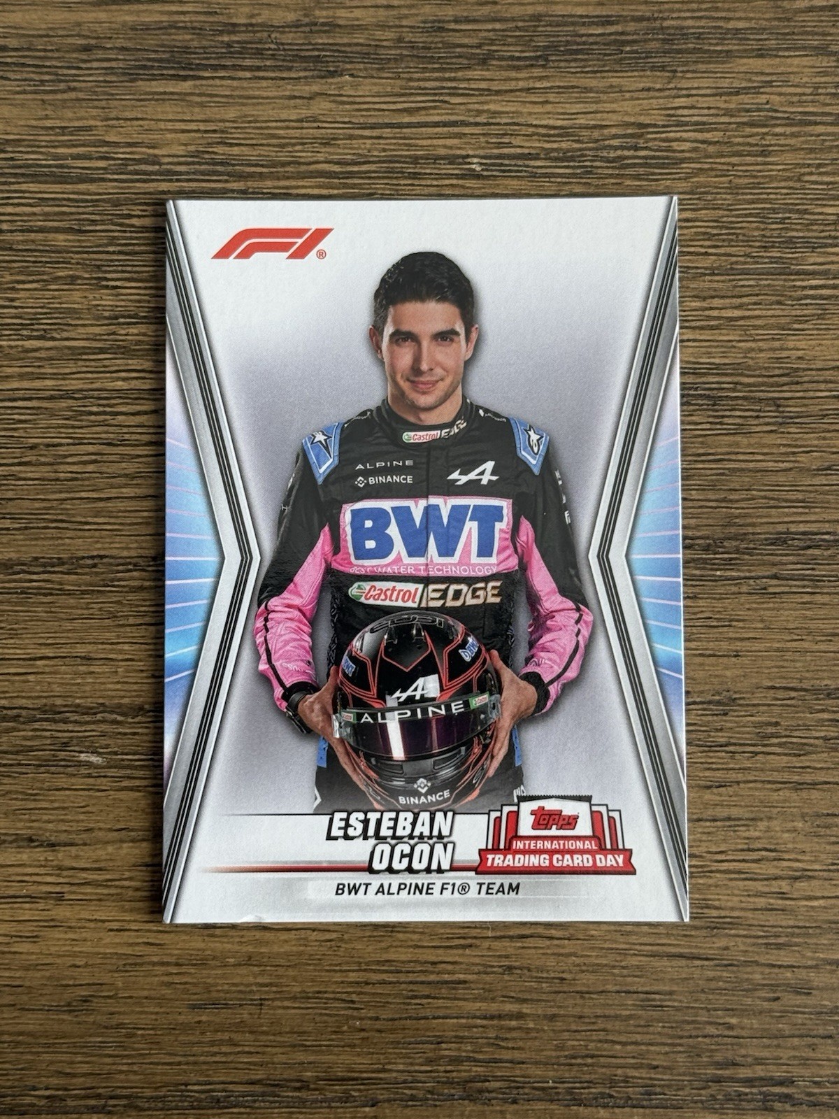 2023 Topps International Trading Card Day Esteban Ocon F1 NTCD-11