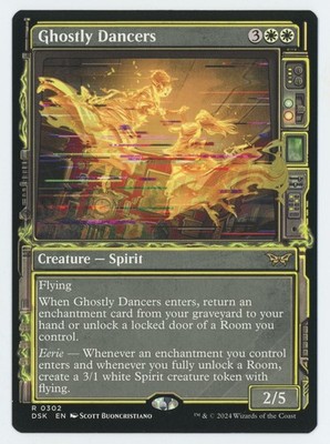 MTG Duskmourn Ghostly Dancers (Showcase) #302 Rare