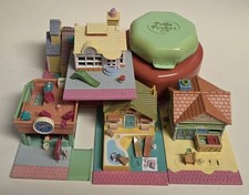 Lot of Seven Vintage Bluebird Polly Pockets - For Parts, Pieces, or Crafts