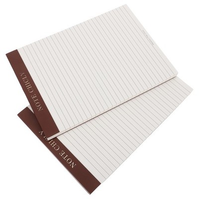 2 Pack Note Pads With Lined: Ruled Perforated Memo Pad - Lined Writing Notepad