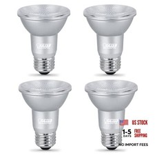50W LED Bulbs - PAR20 - 50W Dimmable Spotlight Bulbs - 3000K Bright