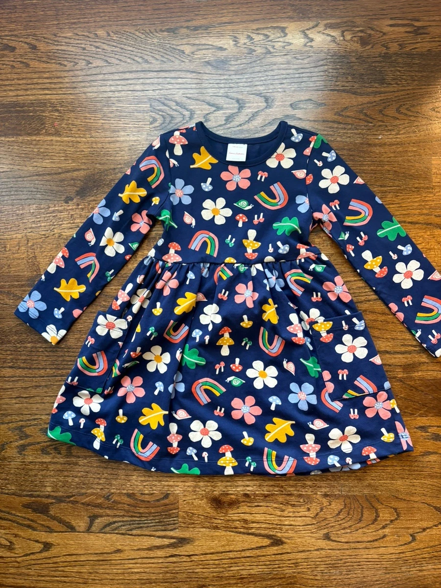 Robe Pull Hanna Andersson - Coton 100%, Motif Arc-en-ciel, Manches Longues - Neuf Avec étiquettes