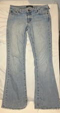 American eagle low Rise Flare Jeans Pants Light Wash 4 Reg 100 Cotton