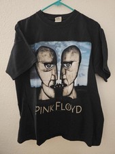Pink Floyd the Division Bell 1994 European Tour. Vintage T-shirt Large, Black,