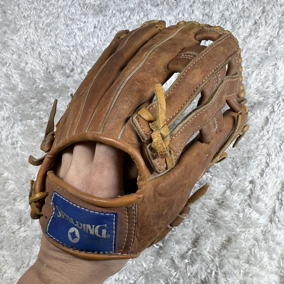 Guante de béisbol vintage Spalding elección del jugador tiro a la derecha Tom Seaver años 70 Foto 3 de 4