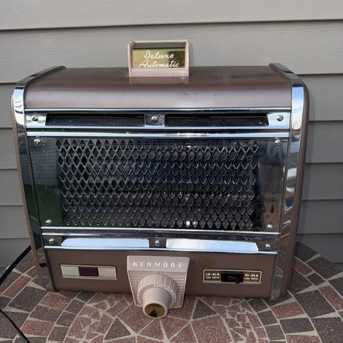 Kenmore Deluxe Automatic Space Heater 1960s model 344-7226I WORKING GREAT