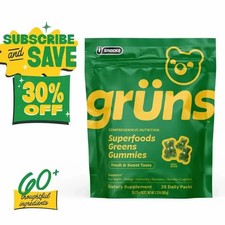 Grüns Superfood Greens Gummies:Comprehensive...