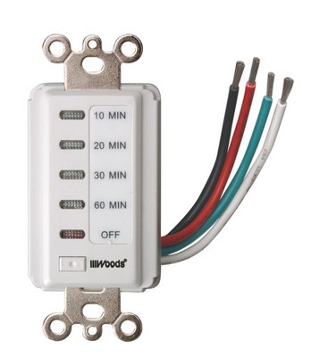 Southwire In-Wall 60-Minute Digital Countdown Timer - Automatic Shut-Off Time...