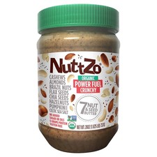 Nuttzo Organic 7 Nut & Seed Butter, Power Fuel Crunchy, 26 Ounce 18.40 per gallon