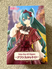 Hatsune Miku Classical Retro Trio-Try-iT FuRyu Figure New US