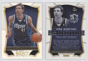 2013-14 Panini Select Silver Prizm Dirk Nowitzki #142 HOF