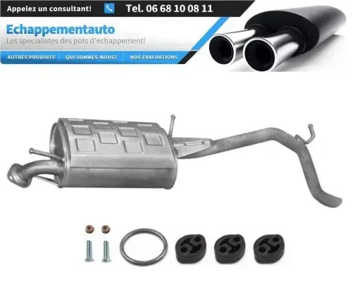 Silencieux arrière échappement Suzuki Ignis 1.3 pot de rechange 2WD 4WD