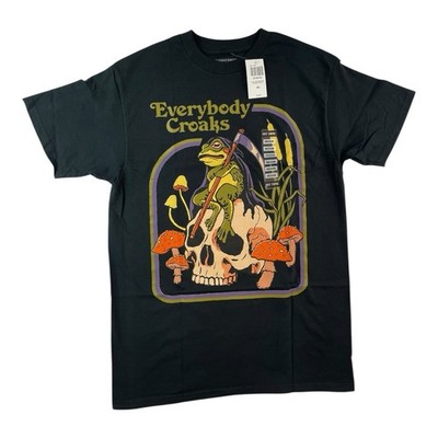 Spencer s Everybody Croaks by Steven Rhodes Green Tie-Dye T-shirt SIZE M UNISEX
