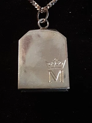 50 cm Silberkette Sterlingsilber Kette 44 cm M Mit krone Einkaufstasche  - Bild 1 von 4