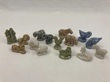 Wade Whimsies Red Rose Tea Noah's Ark Series Complete Set of 15 Figurines