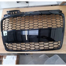 HONEYCOMB STYLE FRONT RADIATOR GRILLE GLOSS BLACK FOR AUDI A4 B7 2004-2008