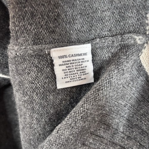 Alashan Cashmere Sweater Womens M Gray Juliette Boxy Crew Quiet Luxury Old Money - Foto 7 di 10