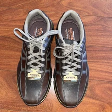 New Skechers Men's extra wide fit Rovato Texon Sneaker Brown /Green Size 13 READ