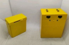 Vintage Meccano England Erector Set Battery Control Box & Instructions Lot of 2