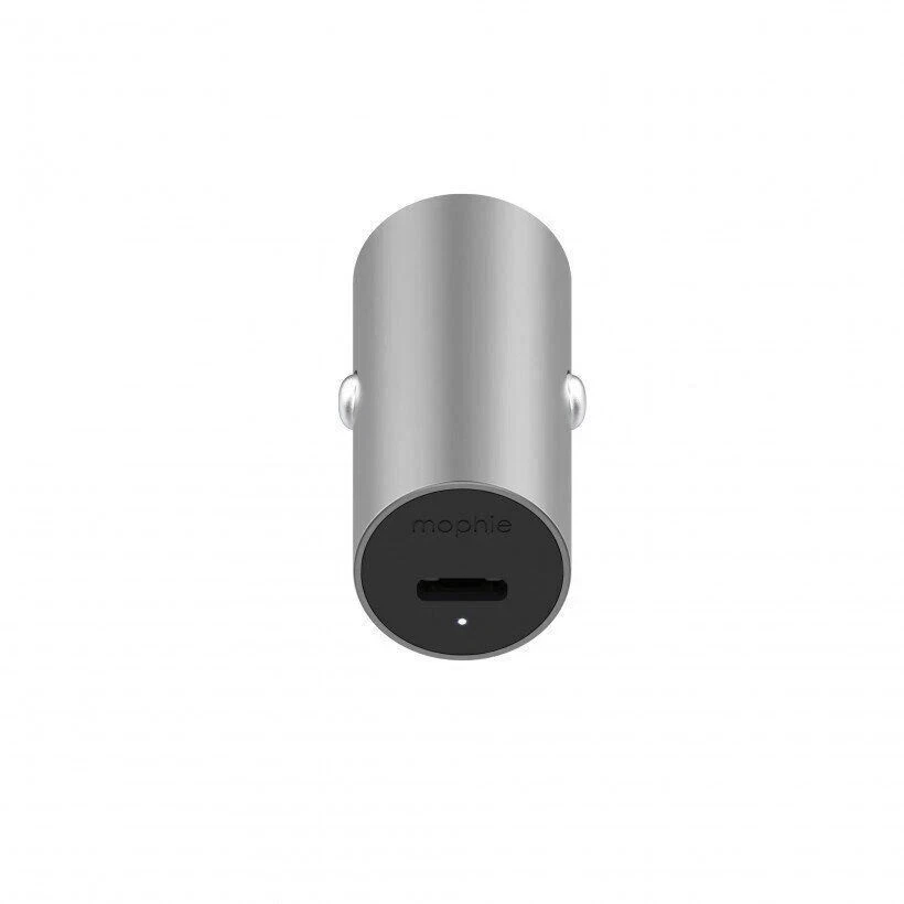 Mophie 18W USB-C PD Car Charger Aluminum Silver Fast Charge 409903474 - Image 2 of 4