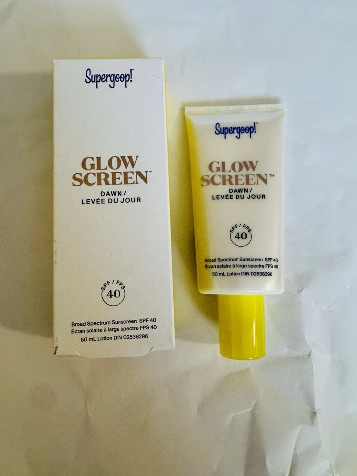 SUPERGOOP! Glowscreen SPF 40 солнцезащитный крем с гиалуроновой кислотой + ниацинамид рассвет новый в коробке - Изображение 3 из 4