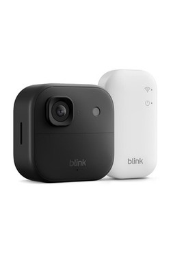 1x Schwarz  Blink Outdoor 2K+ Kabellose intelligente Sicherheitskamera