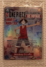 RARE-SEALED-One Piece College Basketball US Voyage Monkey.D.Luffy Card (Sealed)