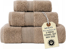 100% Egyptian Cotton Luxury Bath Towels Soft Face Hand Jumbo Bath Sheets 800GSM