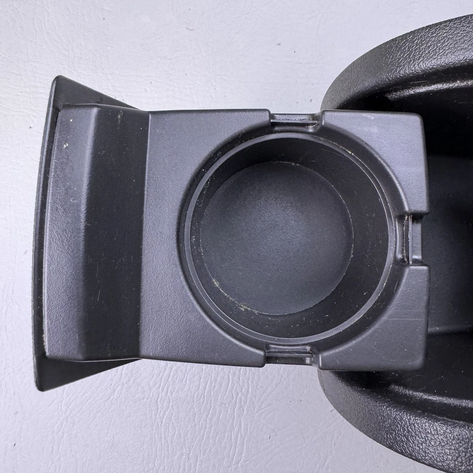 2006-2010 Hummer H3 Rear Seat Center Back Folding Cup Holder Cupholder Black OEM - Image 3 of 4
