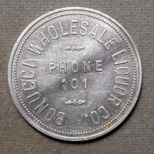 D260 Spring Valley IL: Bonucci Wholesale Liquor Co., Phone 101   Good For 50c F