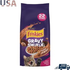 Purina Dry Cat Food Kibble Chicken Salmon Gravy Nutrition All Life Stages 22lb 1.30 per gallon